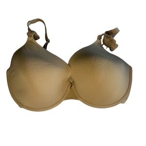 Natori beige underwire bra with back hooks and adjustable straps size 32…